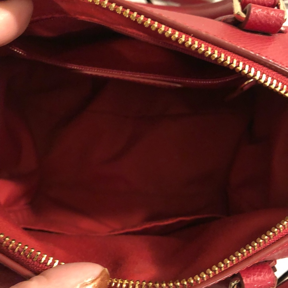 Coach Bennett bag crossbody true red rare**